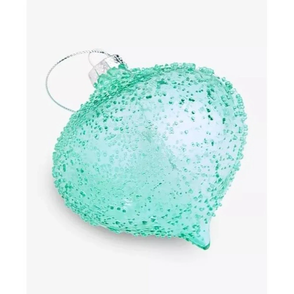 Macy’s Holiday Lane Enchanted Emerald Green Dotted Onion Ornament